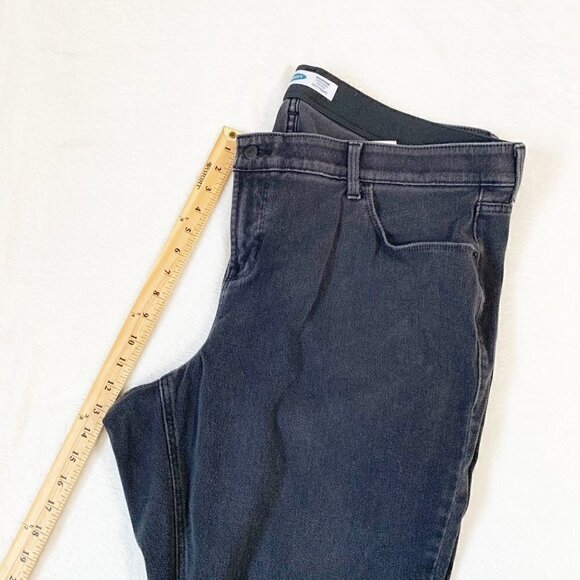 Old Navy rockstar super skinny high rise 24/7 sculpt stretch elastic waist pants - Picture 7 of 8